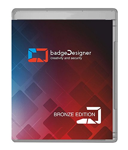 badgeDesigner ID Card & Badge Designer Software Program for Mac & PC - Design & Print - 5 Editions - Bronze Edition