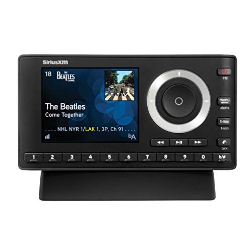 SiriusXM SXPL1H1 Onyx Plus Satellite Radio with Home Kit, Receive 3 Months Free Service with Subscription – Enjoy SiriusXM Through your Home Stereo or Powered Speakers on this Dock and Play Radio