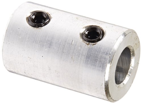 Climax Part RC-031-A Aluminum Rigid Coupling, 5/16 inch bore, 5/8 inch OD, 1 inch Length, 10-32 x 1/8 Set Screw
