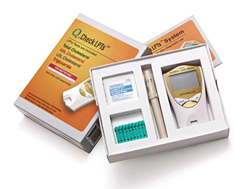 Helse Q.Check Digital Home Cholesterol & Lipid Test Meter, Monitors Total Cholesterol, LDL, HDL, and Triglycerides