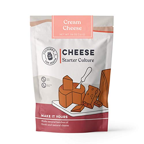 Cream Cheese Starter Culture | Cultures for Health | Delicous, tangy, homemade cream cheese, no maintenance, non-GMO