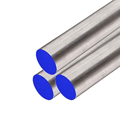 Online Metal Supply 6061-T6511 Aluminum Round Rod, 0.375 (3/8 inch) x 12 Feet (3 Pieces, 48' Long)