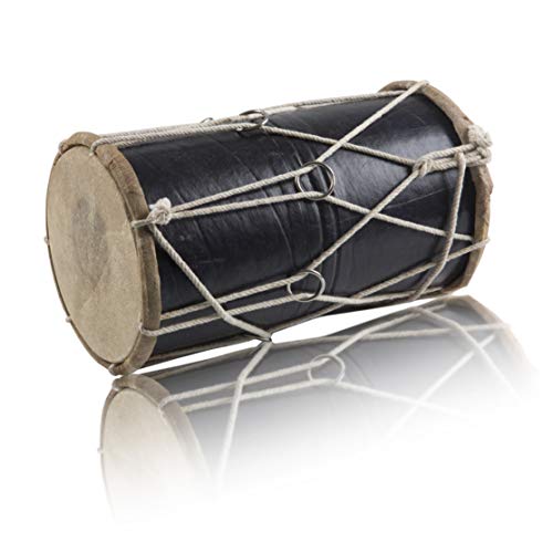 Handmade Wooden & Leather Classical Indian Folk Tabla Drum Set Hand Percussion Drums World Musical Instruments Punjabi Dhol Dholak Dholki Fun For Adults Kids Birthday Housewarming Gift Ideas