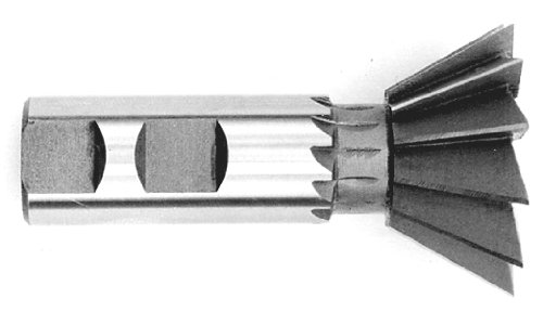 Drill America - DWCA1408-45 1/2' 45 Degree High Speed Steel Weldon Shank Dovetail Cutter, DWC Series