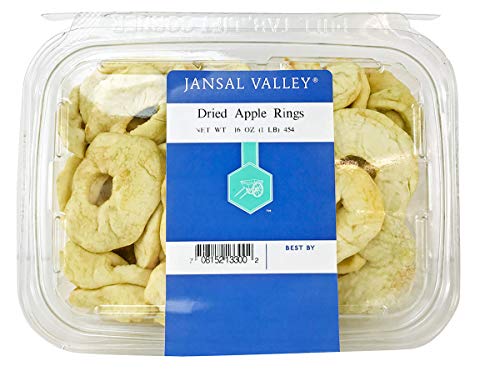 Jansal Valley Dried Apple Rings, 1 Pound