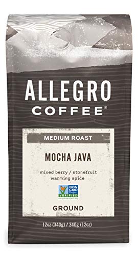 Allegro Coffee Mocha Java Ground Coffee, 12 oz