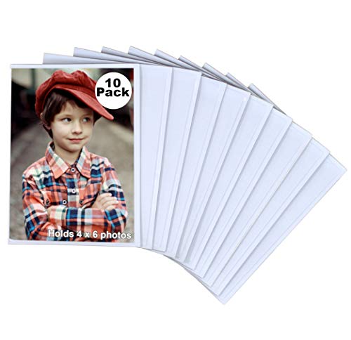 Iconikal 4 x 6 Magnetic Photo Sleeves, 10 Pack