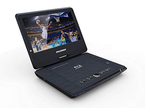 Sylvania 10” Portable Blu-ray Player with Swivel Screen - Black- SDVD1079