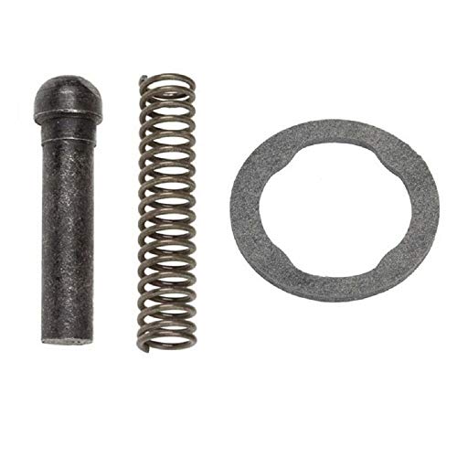 One Oil Pump Relief Plunger, Spring, and Gasket Set