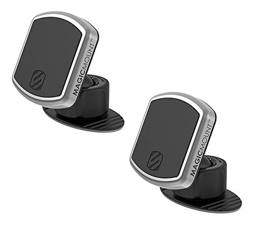 SCOSCHE MPD2PK-UB MagicMount Pro Universal Magnetic Mount Holder for Vehicles, Black (Pack of 2)