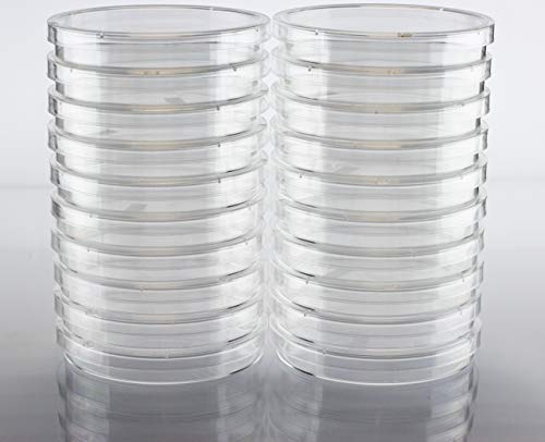 EZ Bioresearch Sterile 100 mm X 15 mm Petri Dish with Lid, Vented, 2 x Pack of 10