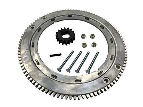 ENGINERUN 696537 Flywheel Ring Gear Compatible with Briggs and Stratton 399676 392134 Ref Oregon 31-056