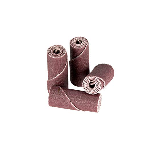 3M Cartridge Roll 341D - 180 Grit, X-Weight Backing - Metal Sanding and Finishing - Die Grinder Abrasives - 3/8' x 1' x 1/8' - Pack of 100