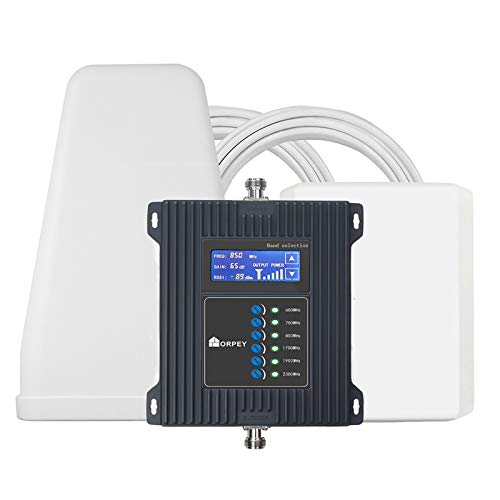 5G Cell Phone Signal Booster for Home and Office - Improves 5G and 4G LTE Signal for Verizon, AT&T, T-Mobile, Sprint -Supports All US Carriers - Cover Up to 5,500 sq ft