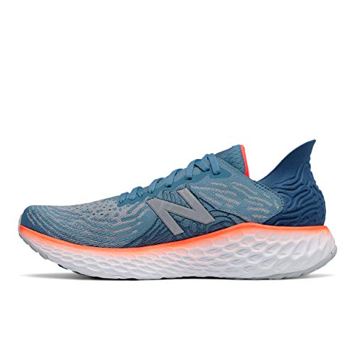 New Balance Men's Fresh Foam 1080 V10 Running Shoe, Nb Light Blue/Dynomite, 11 M US