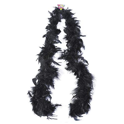 Rhode Island Novelty 6 ft 35G Black Feather Boa, One Per Order