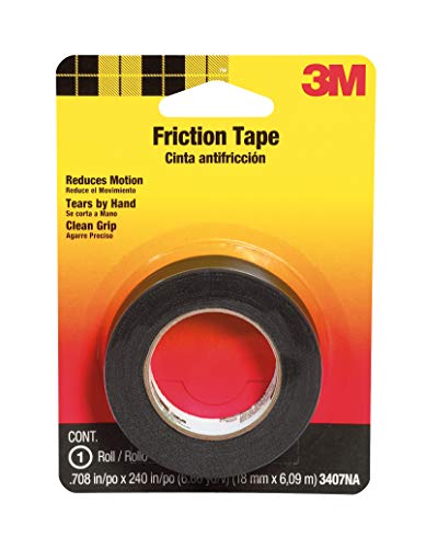 3M 3407NA Friction Tape, 0.708-Inch x 240-Inch