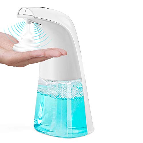 king do way Automatic Soap Dispenser Touchless Foaming Dispenser, Automatic Foaming Soap Hand Sanitizer Dispenser Countertop Wall Mounted for Bathroom, Kitchen, Hotel, Restaurant 250ML