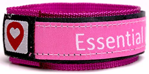 ID Wristband (Pink) | ID Safety Bracelet | Medical Alert Bracelet - Id Tag for Lost Kids, Good for Dementia, Runners, Medical ID and Fully Adjustable. Perfect Gift for Loved Ones