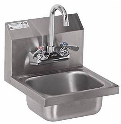 Stainless Steel Hand Sink - NSF - Commercial Equipment 12' X 12'