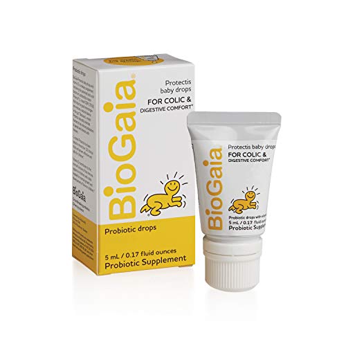 BioGaia Protectis Probiotics Drops for Baby, Infants, Newborn and Kids Colic, Spit-Up, Constipation and Digestive Comfort, 5 ML, 0.17 oz, 1 Pack