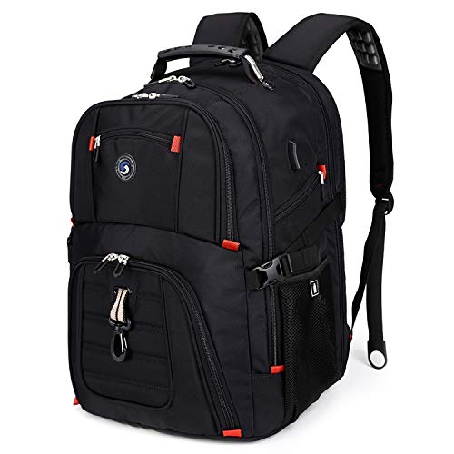 Durable 50L Travel Laptop Backpack with USB Charging Port fit 17 Inch Laptops