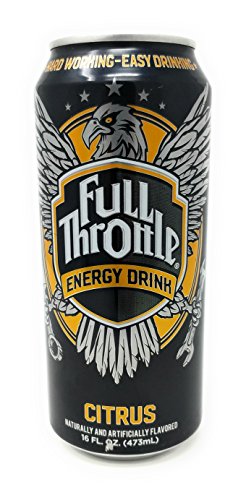 12 Pack - Full Throttle Energy Drink - Citrus - 16 Ounce