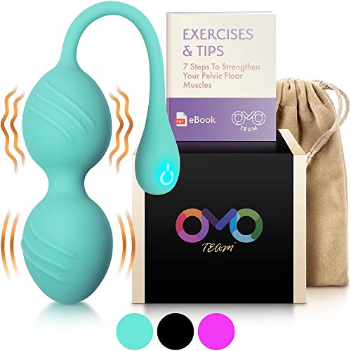 Kegel Balls for Tightening and Pleasure,10 Modes, Kegel Ben wa Balls Exerciser, Doctor Recommended Pelvic Floor strengthening Device–to Regain Bladder Control for Beginners & Advanced