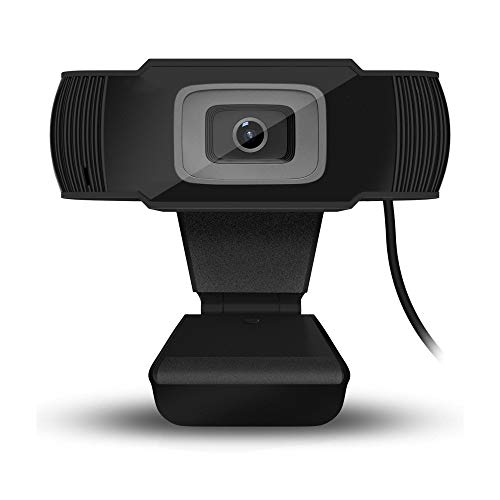 Yidarton 1080P HD Webcam with Microphones,Webcam for Gaming Conferencing Recording,Laptop Desktop Webcam,USB Computer Camera for Mac YouTube Skype OBS, Free-Driver Installation Auto Focus (Black)