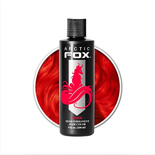 Arctic Fox Vegan and Cruelty-Free Semi-Permanent Hair Color Dye (8 Fl Oz, POISON)
