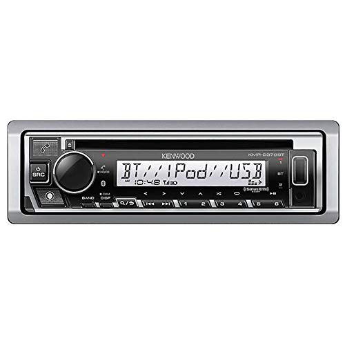 Kenwood KMR-D378BT Marine CD Receiver with Alexa, Bluetooth, Aux and USB Interface
