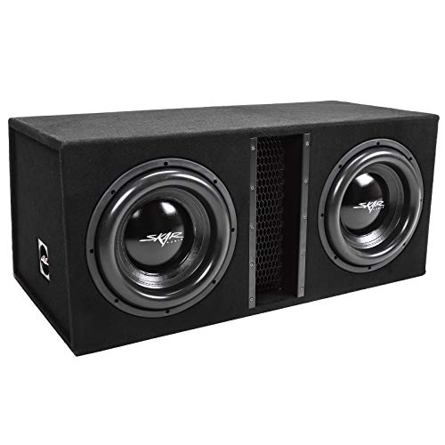 Skar Audio Dual 12' 5000W Loaded EVL Series Vented Subwoofer Enclosure | EVL-2X12D4