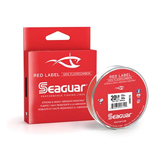 Seaguar Red Label 100 Percent Fluorocarbon 200 Yard Fishing Line 6-Pound