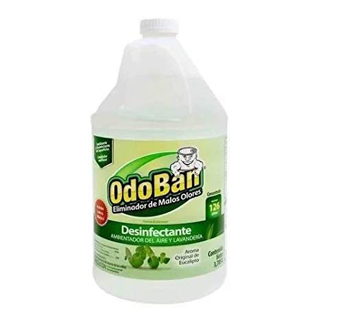 OdoBan Disinfectant Odor Eliminator and All Purpose Cleaner Concentrate, 1 Gallon, Original Eucalyptus, 1 Pack