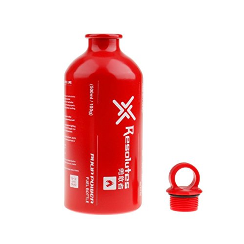 Yundxi Outdoor Camping Liquid Fuel Bottle Emergency Storage Can for Petrol Gas Oil Alcohol 0.5L/0.75L/1L/1.5L