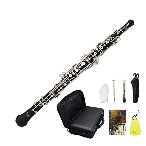ammoon Oboe C Key Woodwind Musical Instrument