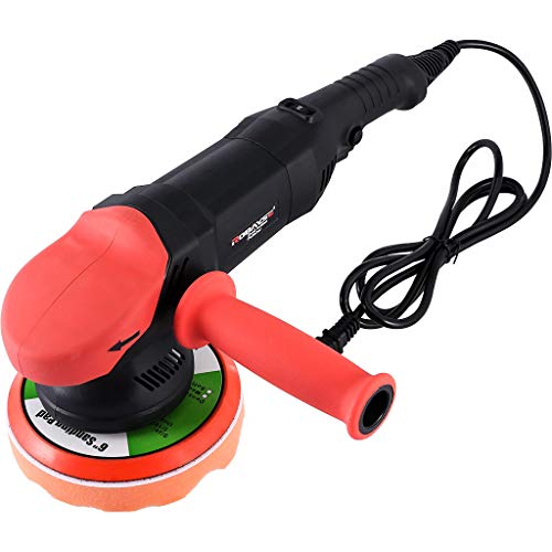 Variable Speed Polishing Machine,6 In Powerful Buffer Polisher 950W 2000-6400Rpm,Dual-Action,Anti-Static,D-Type Handle,For Car Polishing, Furniture/Wood Polishing, Paint/Rust Removal