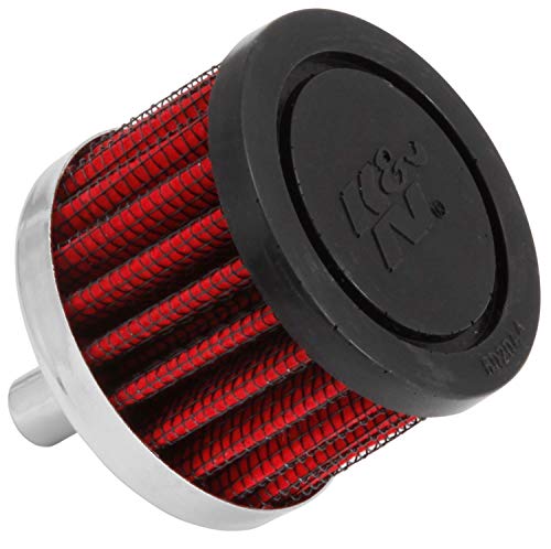K&N Vent Air Filter/ Breather: High Performance, Premium, Washable, Replacement Engine Filter: Filter Height: 1.5 In, Flange Length: 0.875 In, Shape: Breather, 62-1000