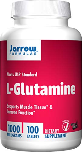 Jarrow Formulations Jarrow L-glutamine, Supports Muscle Tissue & Immune Function, 1000 mg, 100 Easy-Solv Tabs