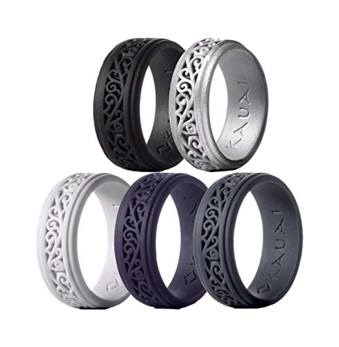 KAUAI - Silicone Wedding Rings for Men Timeless Elegance Ring Collection. Leading Brand, from Leading Brand, from The Latest Artist Design Innovations to Leading-Edge Comfort Band