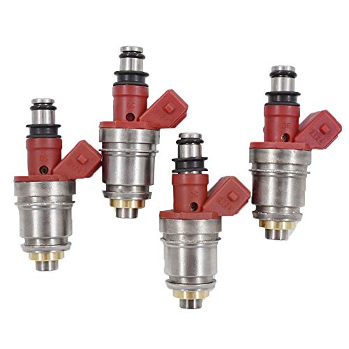 labwork 4X 16600-86G00 1660086G00 Fuel Injectors Fit for Nissan Pickup 2.4L 1995/Nissan D21 1990-1994 2.4L