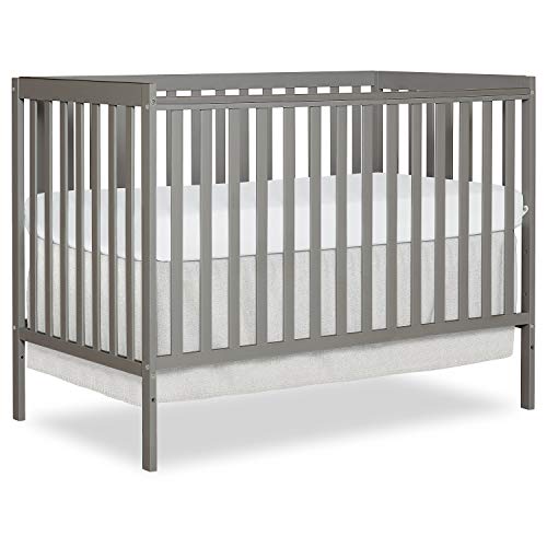 Dream On Me, Synergy 5-in-1 Convertible Crib, Cool Grey