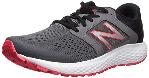 New Balance mens 520 V5 Running Shoe, Castlerock/Energy Red, 10.5 X-Wide US