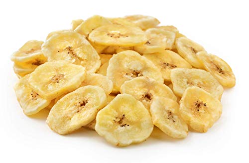 NUTS U.S. - Banana Chips, Dried, Sweetened in Resealable Bag (2 LBS)