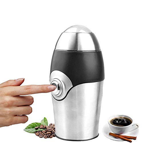 Electric Coffee Grinder,Blade Spices Grinder 200W,Stainless Steel Powder Grinding Machine for Nuts,Herbs,Chick peas,Sugar