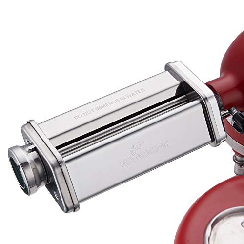 Pasta Sheet Roller Attachment for KitchenAid Stand Mixer, Stainless Steel Pasta Maker Machine Accessories by Gvode