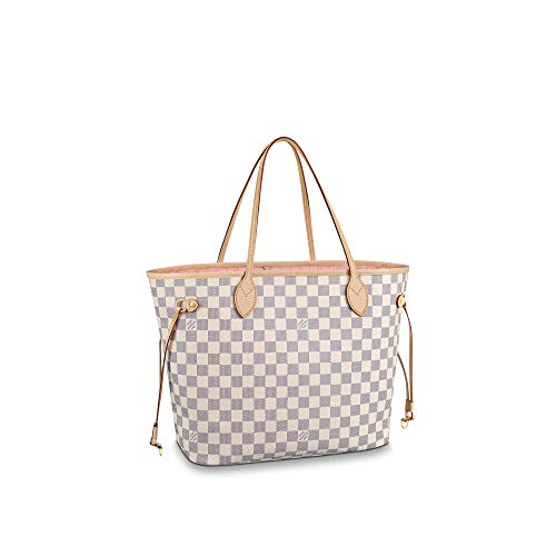 Louis Vuitton Neverfull MM Damier Azur Bags Handbags Purse (Rose Ballerine)