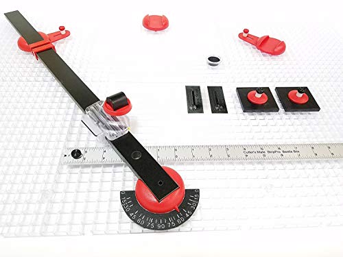 Creator's Ultra Beetle Bits EVERYTHING Glass Cutting System - COMPLETE WITH 6-Pack Waffle Grids and Push Button Flying Beetle Glass Cutter INCLUDED - Made In The USA