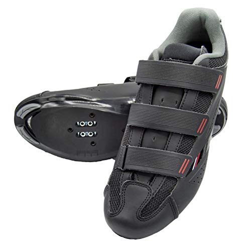 Tommaso Strada 100 Dual Cleat Compatible Road Touring Cycling Spin Shoe - 43 Black