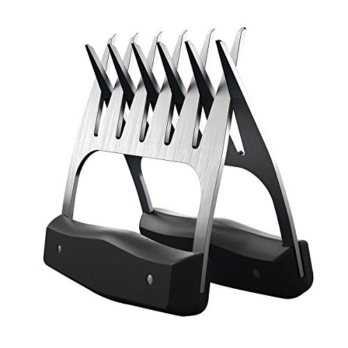 HYASIA Barbecue Claw - Stainless Steel Meat Claw, with Sharp Meat Fork Suitable Chicken, Pork, Beef, etc Various Meats Such Shredding, Pulling, Carrying and Lifting